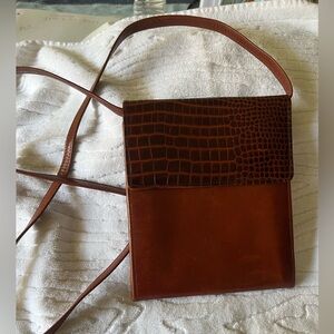 Tusk New York Elegant Brown Leather Satch Bag, Better then GUC- See Pictures 🤗